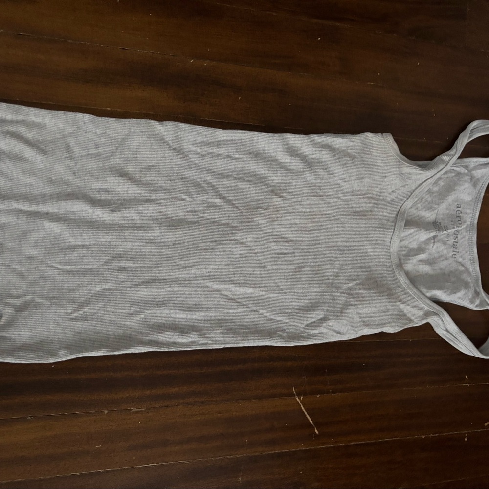 Aeropostale Gray Tank Top Soft Cotton Blend